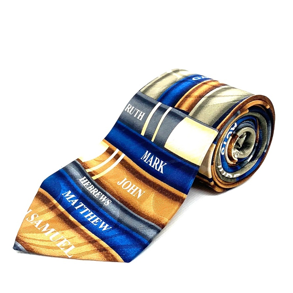 Christian Bible Themed Neck Tie